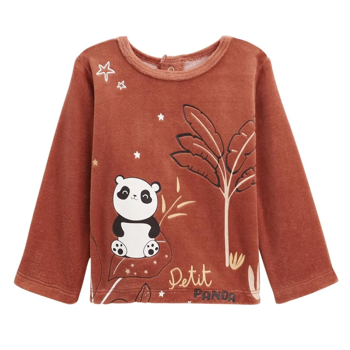 Pyjama bébé 2 pièces en velours Maloueg