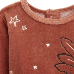 Pyjama bébé 2 pièces en velours Maloueg