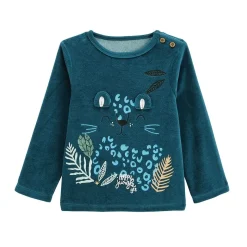 Pyjama bébé 2 pièces en velours Borneo