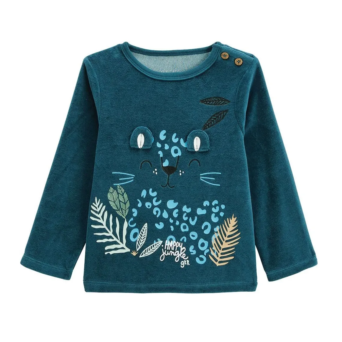 Pyjama bébé 2 pièces en velours Borneo