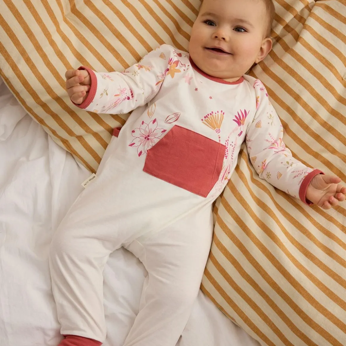 Pyjama bébé à pieds retroussables Fiesta