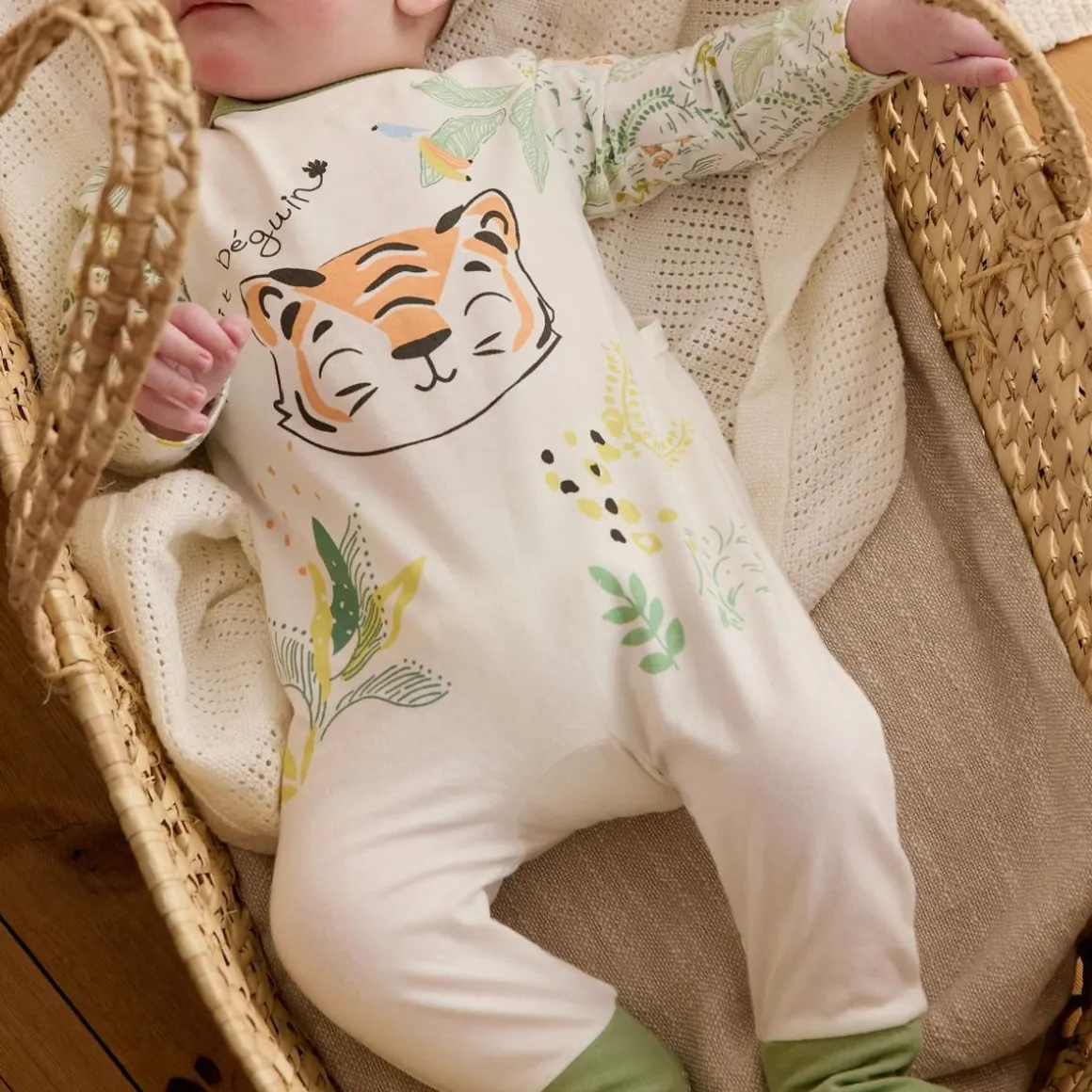 Pyjama bébé avec pieds retroussables Kanha