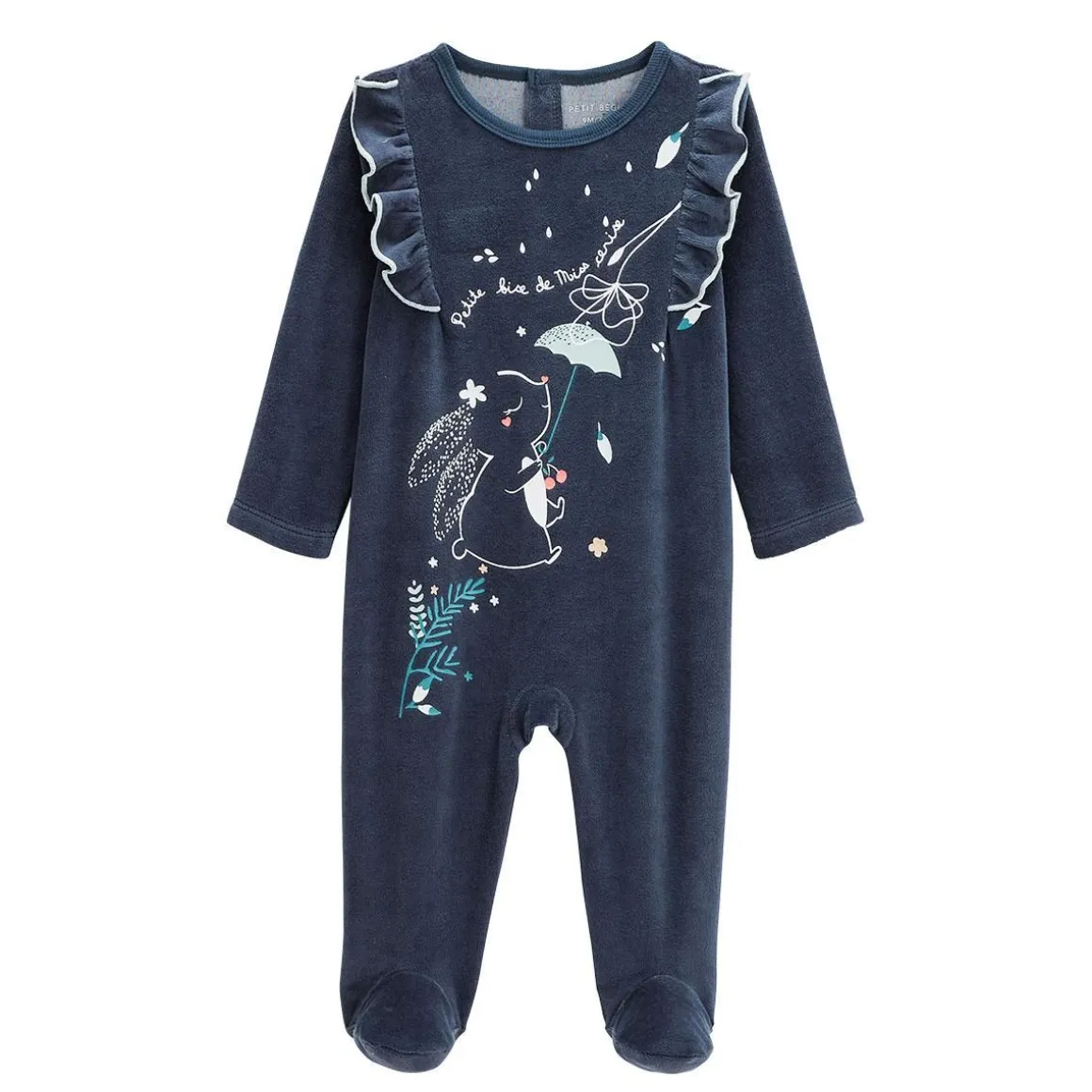 Pyjama bébé en velours Misscerise