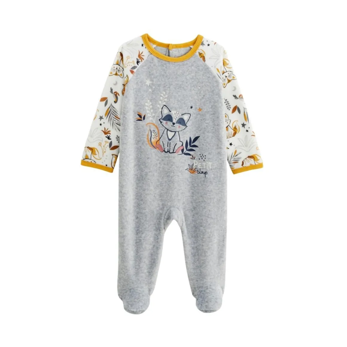 Pyjama bébé en velours Petit Loup
