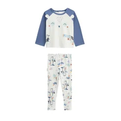 Pyjama enfant 2 pièces avec pieds retroussables Mexico