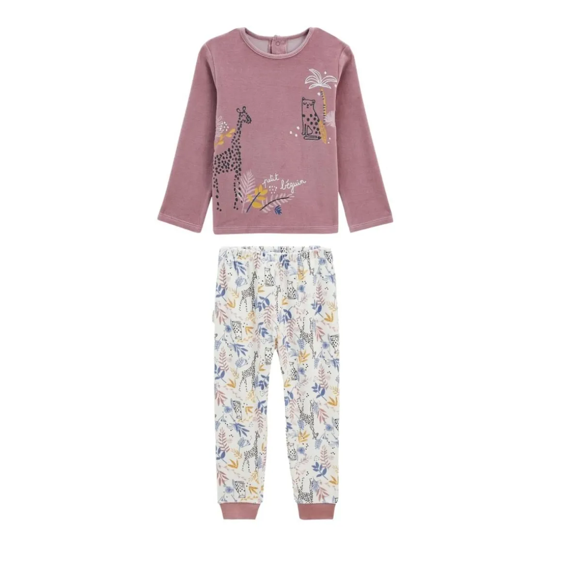 Pyjama enfant en velours Thaîs