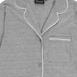 Pyjama uni chambray femme MILA