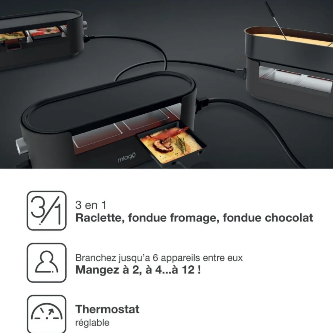 Raclette Duo Multiplug