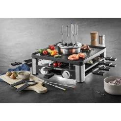 Raclette Fondue LUMERO Station Gourmet 3-en-1 0415480011