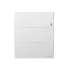 Radiateur chaleur 1500W AGILIA horizontal pilotage intelligent connecté blanc carat ATLANTIC 503124