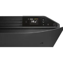 Radiateur connecté DIVALI lumineux horizontal 1500W gris étoilé ATLANTIC 507626