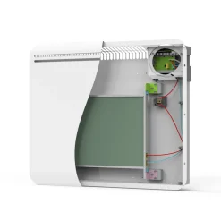 Radiateur électrique à inertie céramique POWELL Blanc Céramique 1500W