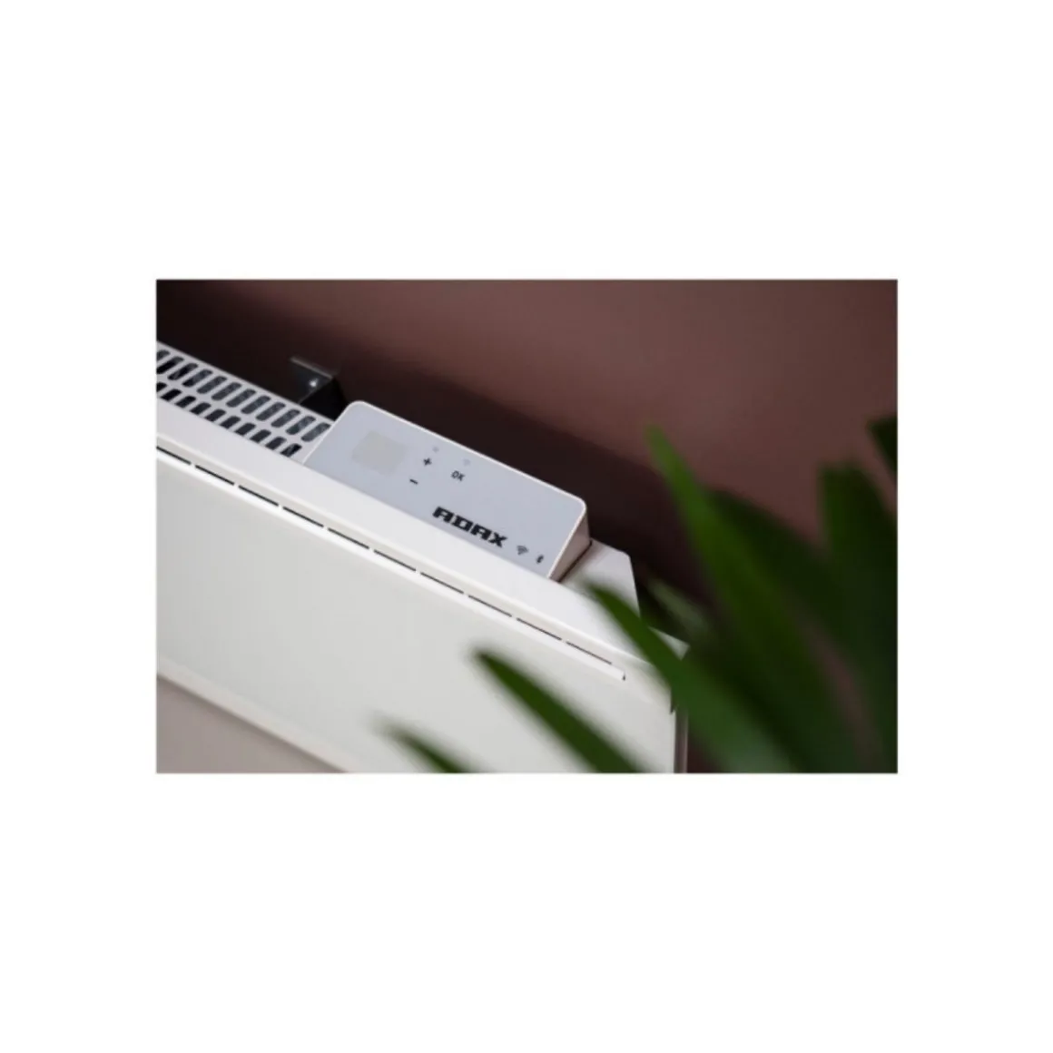 Radiateur électrique ADAX Connecté - Blanc - 400 W - 565x330x91 mm - Famn H 04 KWT