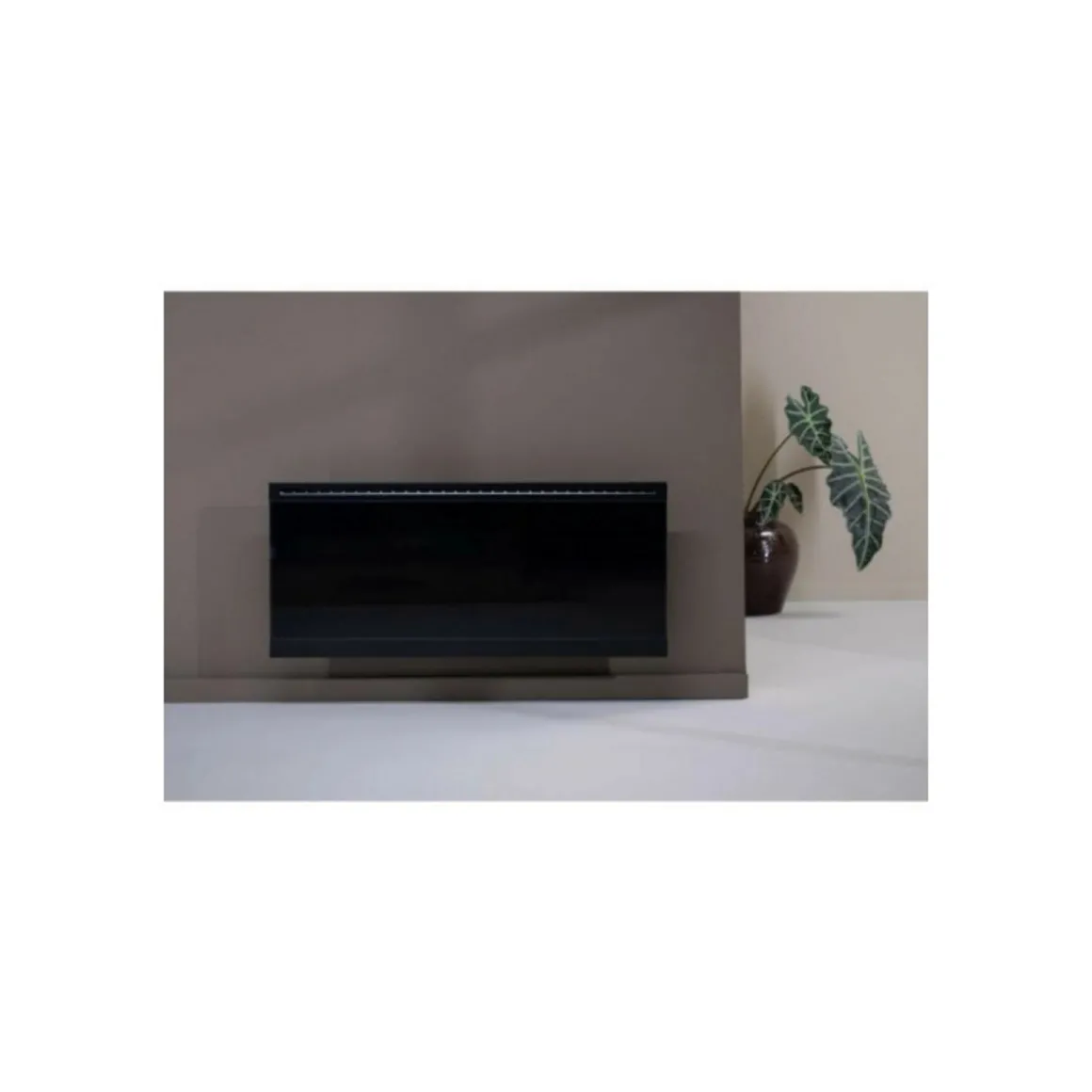 Radiateur électrique ADAX connecté en verre trempé - Noir - 800 W - 330x750x91mm - IVER H 08 KWT