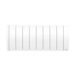 Radiateur électrique connecté IPALA bas 1000W blanc - inertie fluide