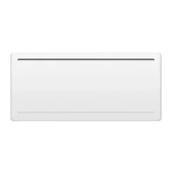 Radiateur électrique fixe a inertie seche céramique 2000W OCEANIC Rubis - Design galbé - Blanc - NF