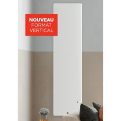 Radiateur électrique INGENIO 4 1000W vertical intelligent blanc mat THERMOR 429353