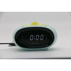 Radio réveil avec projecteur Q1843 - Bleu et vert