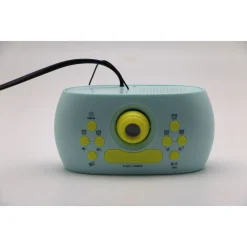 Radio réveil avec projecteur Q1843 - Bleu et vert