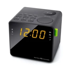 Radio réveil M-187 CR noir