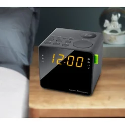 Radio réveil M-187 CR noir