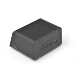 Radio réveil sans fils double alarme avec chargeur induction - Noir