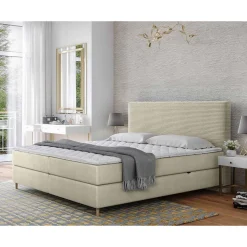 Rafaela - lit boxspring - 160x200 - coffres et surmatelas inclus - en velours