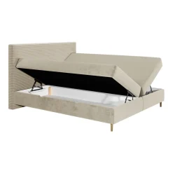 Rafaela - lit boxspring - 160x200 - coffres et surmatelas inclus - en velours