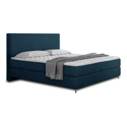 Rafaela - lit boxspring - 160x200 - coffres et surmatelas inclus - en velours