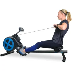 Rameur d'appartement pliable ROWER ULTRA Résistance magnétique réglable 8 niveaux, Roue d'inertie 2 kg