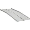 Rampe de fauteuil roulant rampe de chargement antidérapante pliable avec bordures de sécurité max. 270 Kg alu