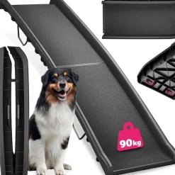 Rampe pour chien Paw Step Auto, pliable et antidérapante, jusqu'à 90kg