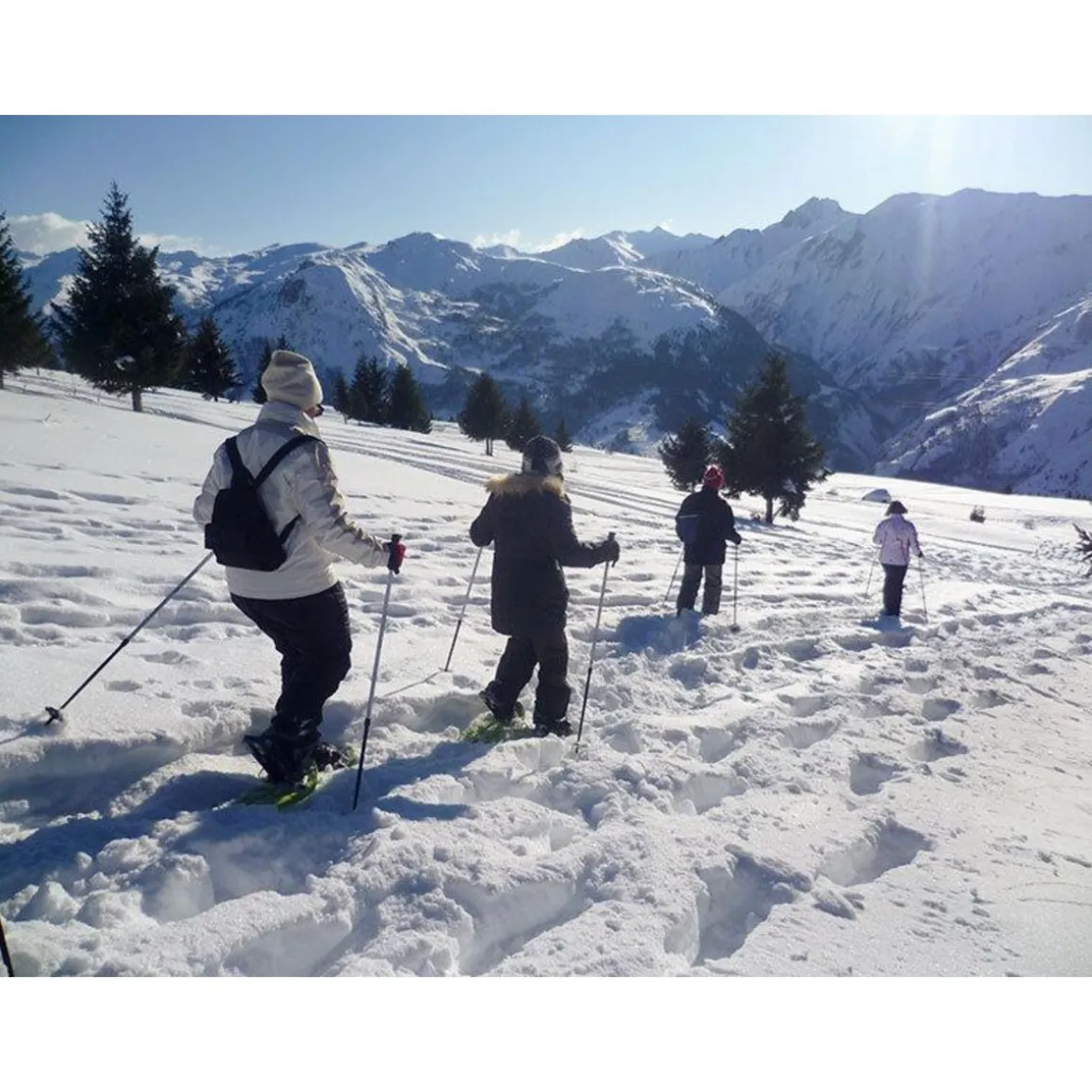 Randonnée en raquettes de 2 jours avec un guide près de Val Thorens pour 2 personnes - Coffret Cadeau Sport & Aventure