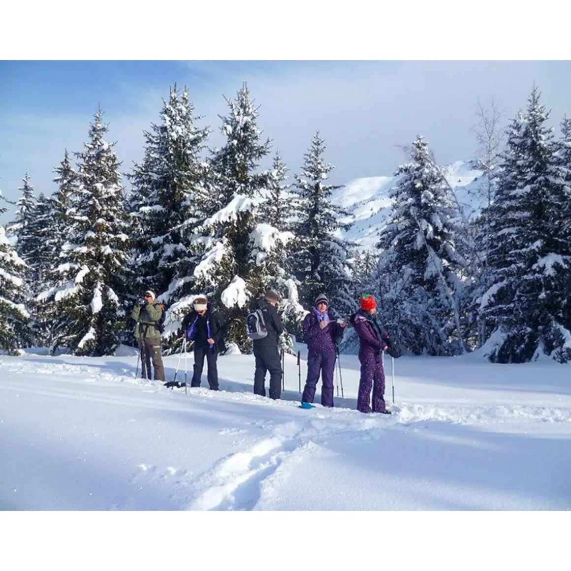 Randonnée en raquettes de 2 jours avec un guide près de Val Thorens pour 2 personnes - Coffret Cadeau Sport & Aventure