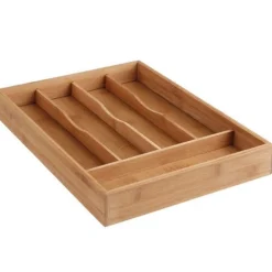 Range couvert 5 compartiments bambou