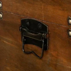 Range-Bouteilles en Bois Bar 58cm Marron