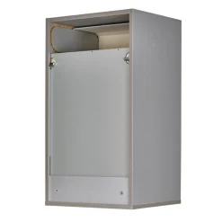 Rangement de cuisine à rideau coloris aluminium L40 cm - COOKING