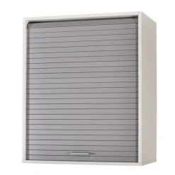 Rangement de cuisine à rideau coloris blanc L60 cm - COOKING