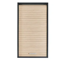 Rangement de cuisine à rideau coloris noir L40 cm - COOKING