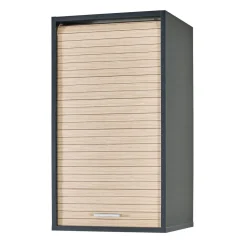 Rangement de cuisine à rideau coloris noir L40 cm - COOKING