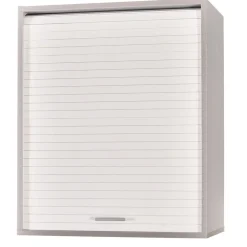 Rangement de cuisine à rideau coloris aluminium L60 cm - COOKING