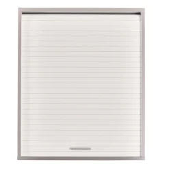 Rangement de cuisine à rideau coloris aluminium L60 cm - COOKING