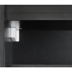 Rangement de cuisine à rideau coloris noir L60 cm - COOKING