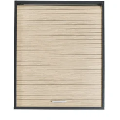 Rangement de cuisine à rideau coloris noir L60 cm - COOKING