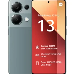 Redmi Note 13 Pro 256Go 4G - Vert
