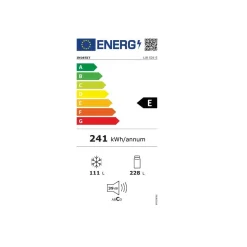 Réfrigérateur combiné 60cm 339l statique silver - LI8S2ES