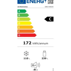 Réfrigérateur combiné GBG7190CEV InstaView