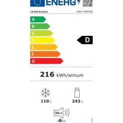 Réfrigérateur combiné GBG719MDNN MoodUP