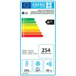 Réfrigérateur combiné GBP30DSLZN, 341 l, Froid no frost