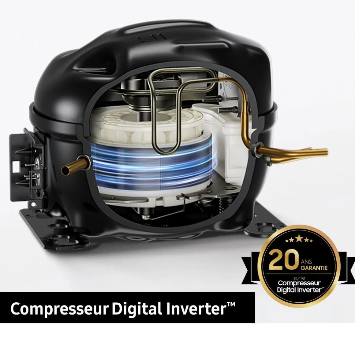 Réfrigérateur multi portes RF65DG9H0EB1 family hub avec AI vision